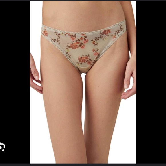 FP Intimatley Floral Sage Botanical Hide & Seek Panty Bikini Brief Brown Rust L - Picture 3 of 4